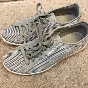 Grey Puma Casual Tennis Shoes Sneakers